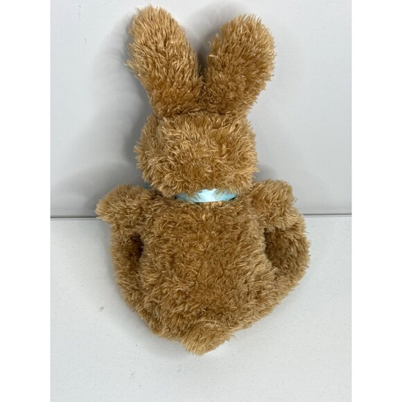 FAO Schwartz Bunny Rabbit Teddy Bear Stuffed Animal Toy Kids Plush Easter Brown - Picture 5 of 11